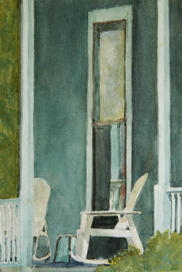 Blue House & Window